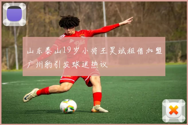山东泰山19岁小将王昊斌租借加盟广州豹引发球迷热议